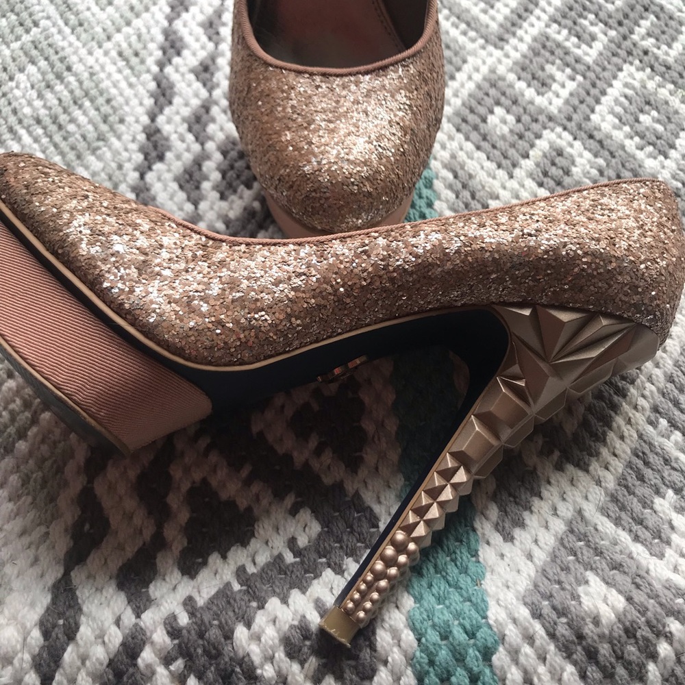 Rose gold Rachel Roy heels